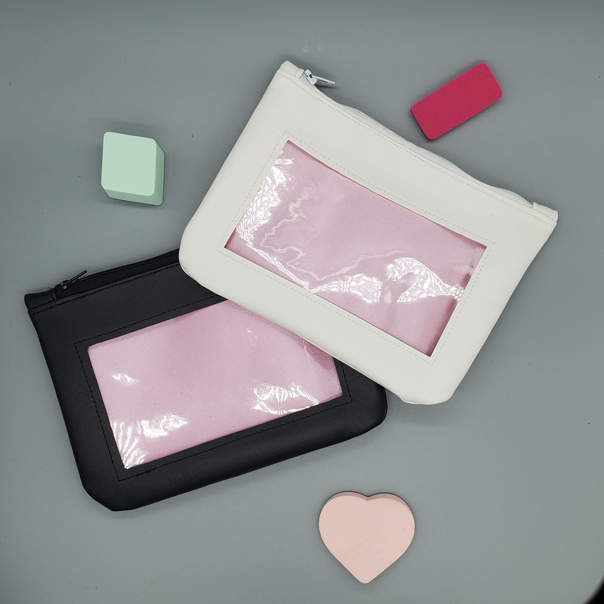 Pink & White VInyl Handbag – AZALEA