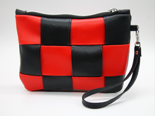 Load image into Gallery viewer, Woven Checkered - Black &amp; Red
