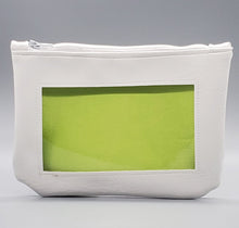 Load image into Gallery viewer, White neon green pastel ita cosmetic bag
